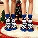 3D Knitted Socks for Women Cute Animals Anti Slip Thermal Socks for Christmas Fashion Cozy Thickened Slipper Sock