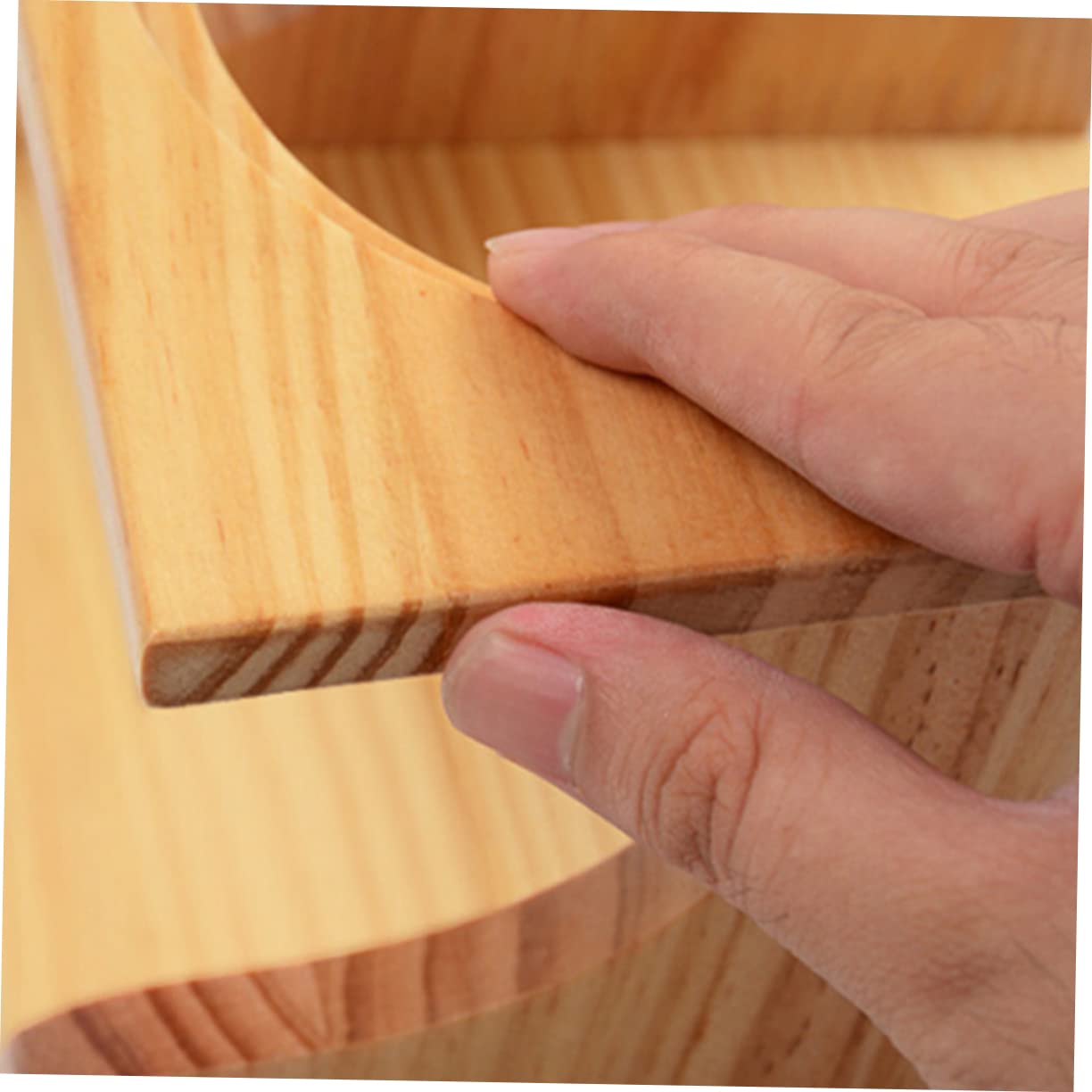 Cuenco de Madera para Mascotas una Pieza, Comedero | Agua y Premios, Apto para Gatos y Cachorros, Diseño Estable, Resistente al Óxido