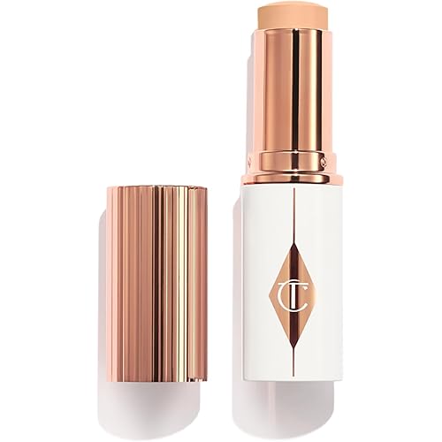 Charlotte Tilbury Unreal Skin Tint & Sheer Glow Hydrating Foundation Stick - Cream Foundation Makeup with Sheer-to-Light Coverage & a Buildable Formula - Blurring, Smoothing & Nourishing