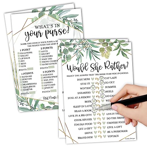 Jeux de fête prénuptiale Hadley Designs pour invités et couples - Lot de 20 cartes