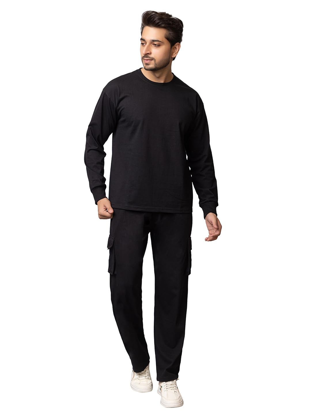 Kepa Men's Co-ord Set | Stylish Track Suit for Men | Summer & Winter Outfit | Gym Wear & Night Suit | Beach Wear & Casual Dress | Korean-Inspired Clothing SetBLK-5XL