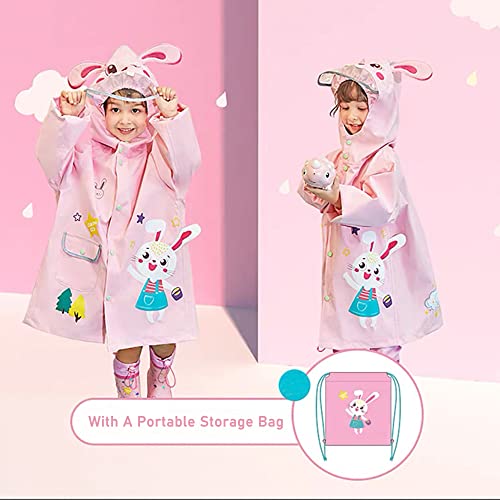 Kids Raincoat Boys Girls Toddler Rain Poncho Waterpoof Rain Jacket Children Cartoon Rainwear 2-3 Years2