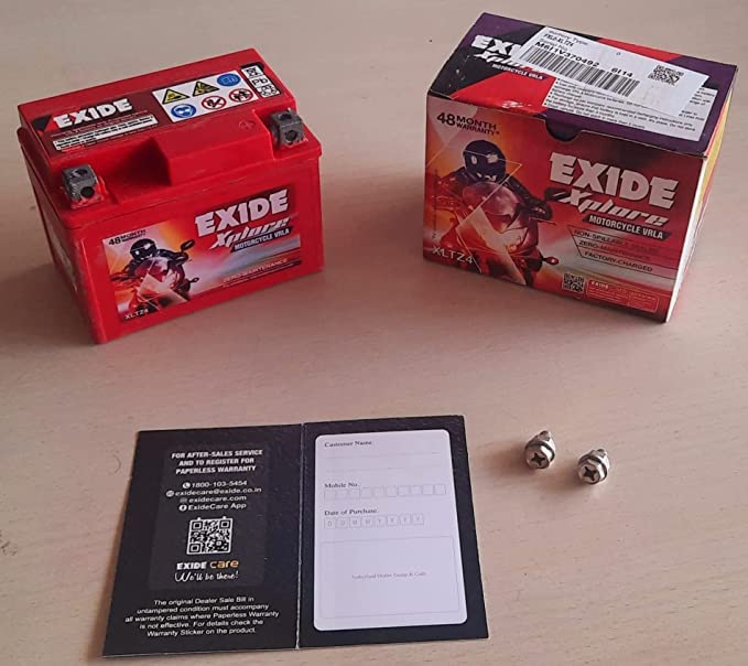 MORYA XLTZ4 Battery, Red, 12 Volt (Pack of 2) Amazon.in Electronics