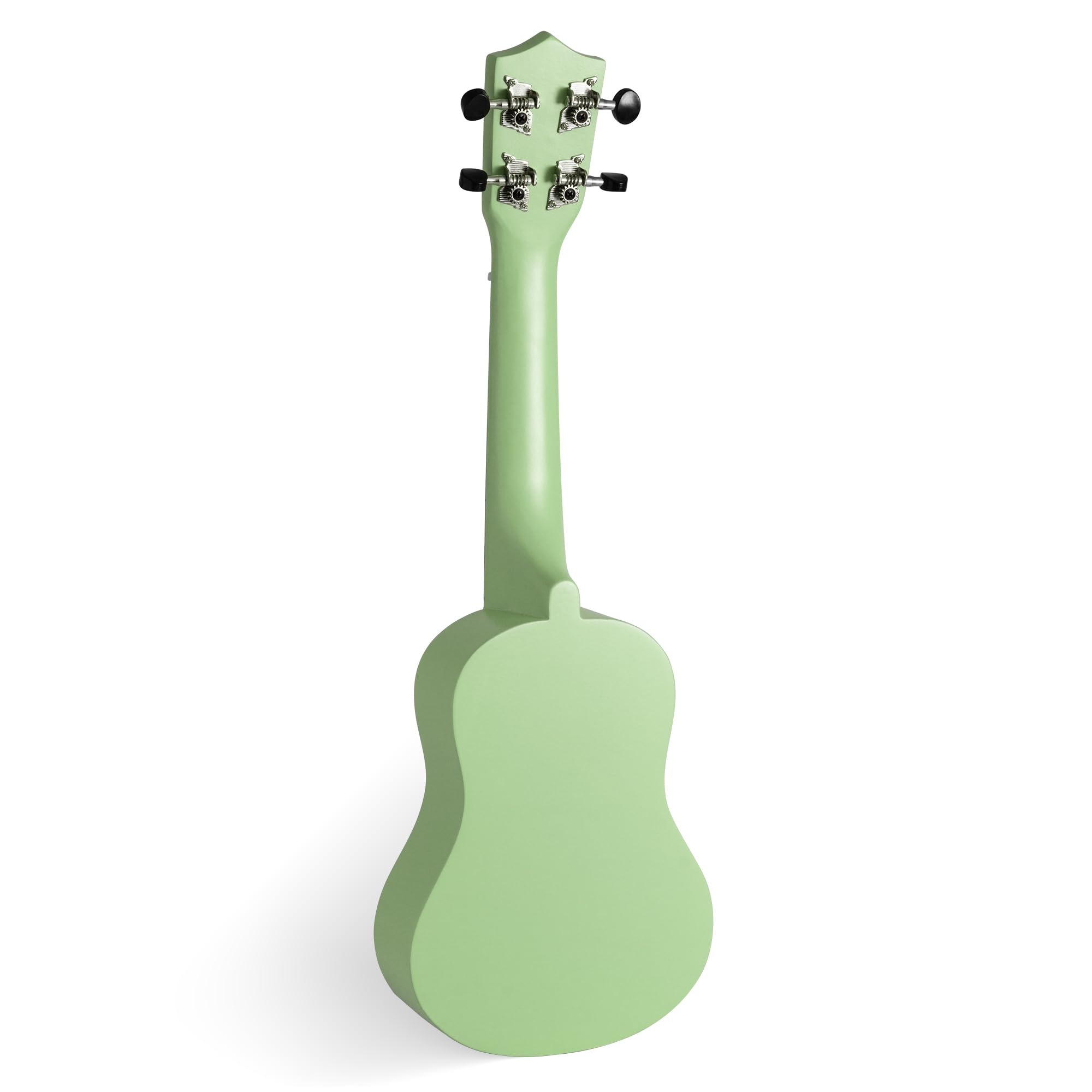 Mad About SU8 Ukelele soprano - Verde menta con bolsa de concierto, púa y cuerdas de repuesto - Ideal para escuelas y principiantes, incluye cuerdas negras de carbono para mejorar la afinación