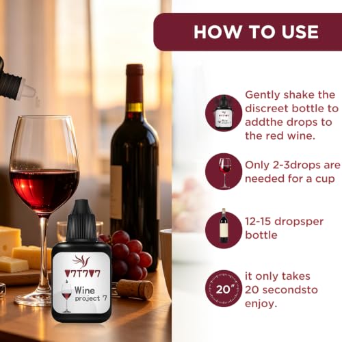 Image of 2 Packs Wine Filters Drops - Naturally Wine Filters Remove Sulfites and Histamines Wine Filters for Histamines and Sulfite, Wine Project Drops, Gifts for Wine Lovers