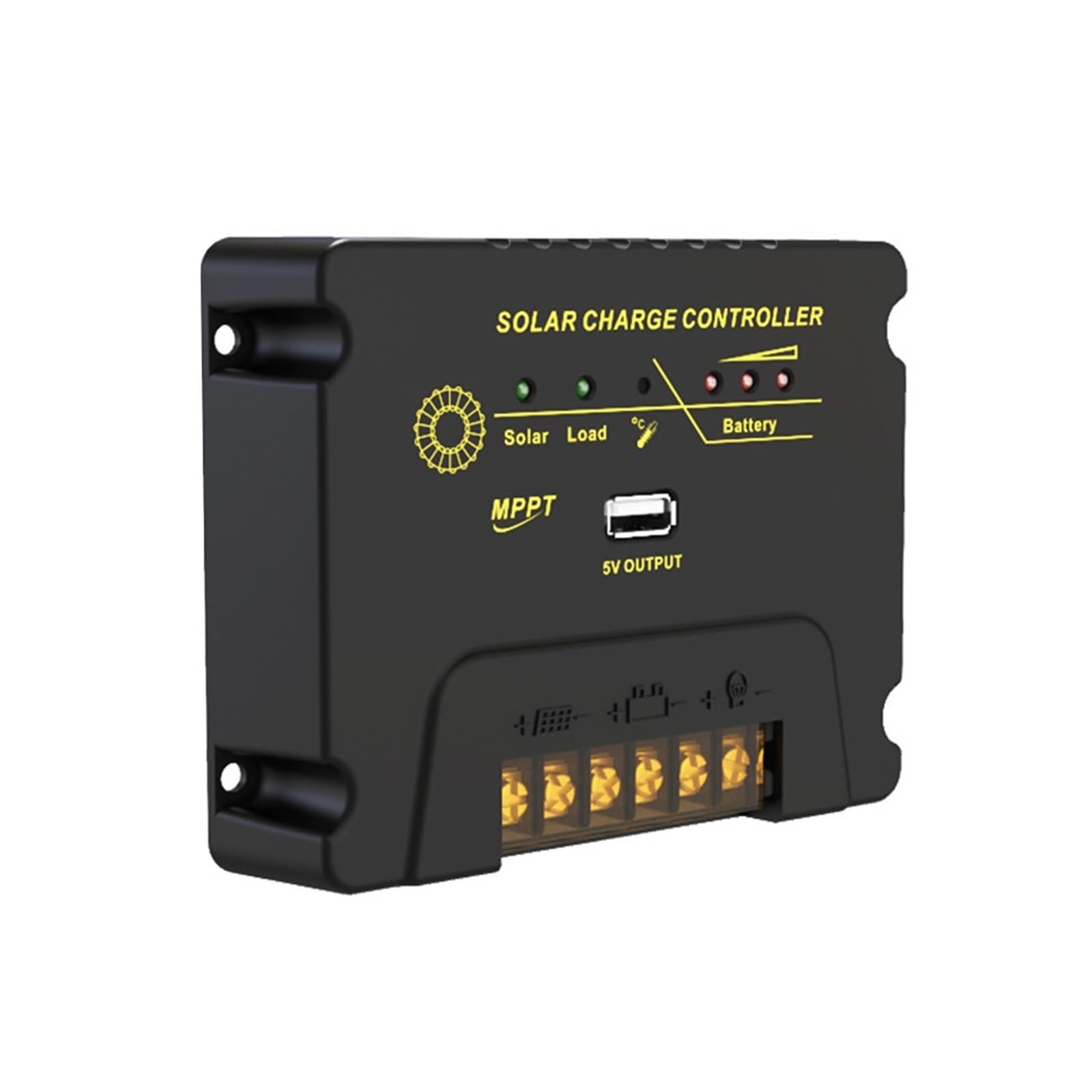 5pcs 20A Solar Charge Controller 12V/24V Solar Panel Regulator with USB Port Charge Controller