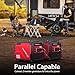 PowerSmart 4800-Watt Portable Inverter Generator with Wheels Handle Kit, CO Protect, Quiet, 30 Amp for RV-Ready, HB5046C