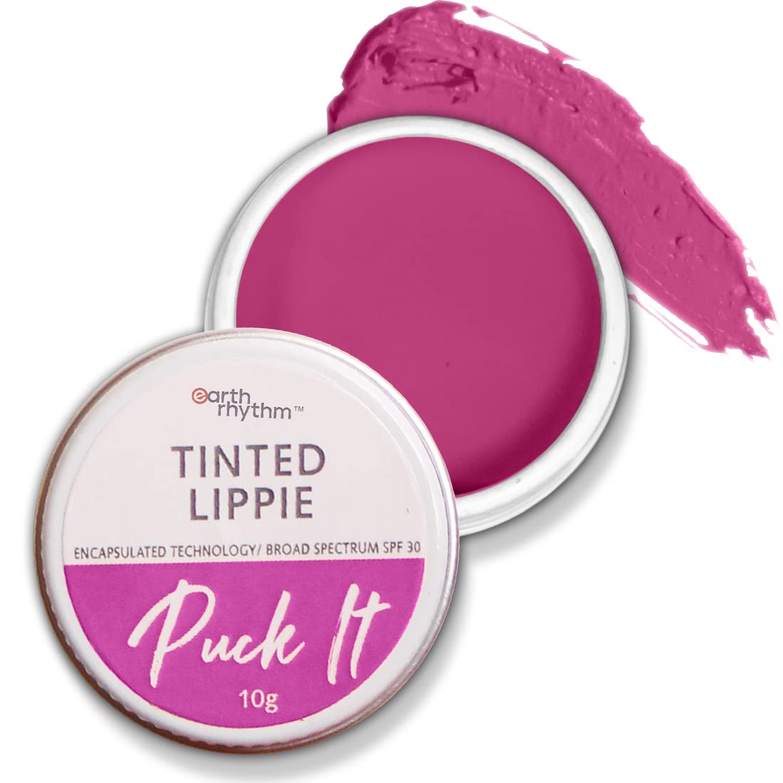 Earth Rhythm Tinted Lip Balm & Cheek Tint with SPF30 - Girl Gang, Nourishes & Hydrates Dry Chapped Lips, Provides UV Protection, with Shea Butter & Almond Oil, Chemical & Paraben free - 10 gm