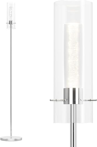 Ralbay Lámpara de pie de cobre, lámpara de pie LED de vidrio, lámpara de pie de latón, moderna lámpara de pie LED de latón dorado, lámpara de pie de disponible en Yaxa Colombia