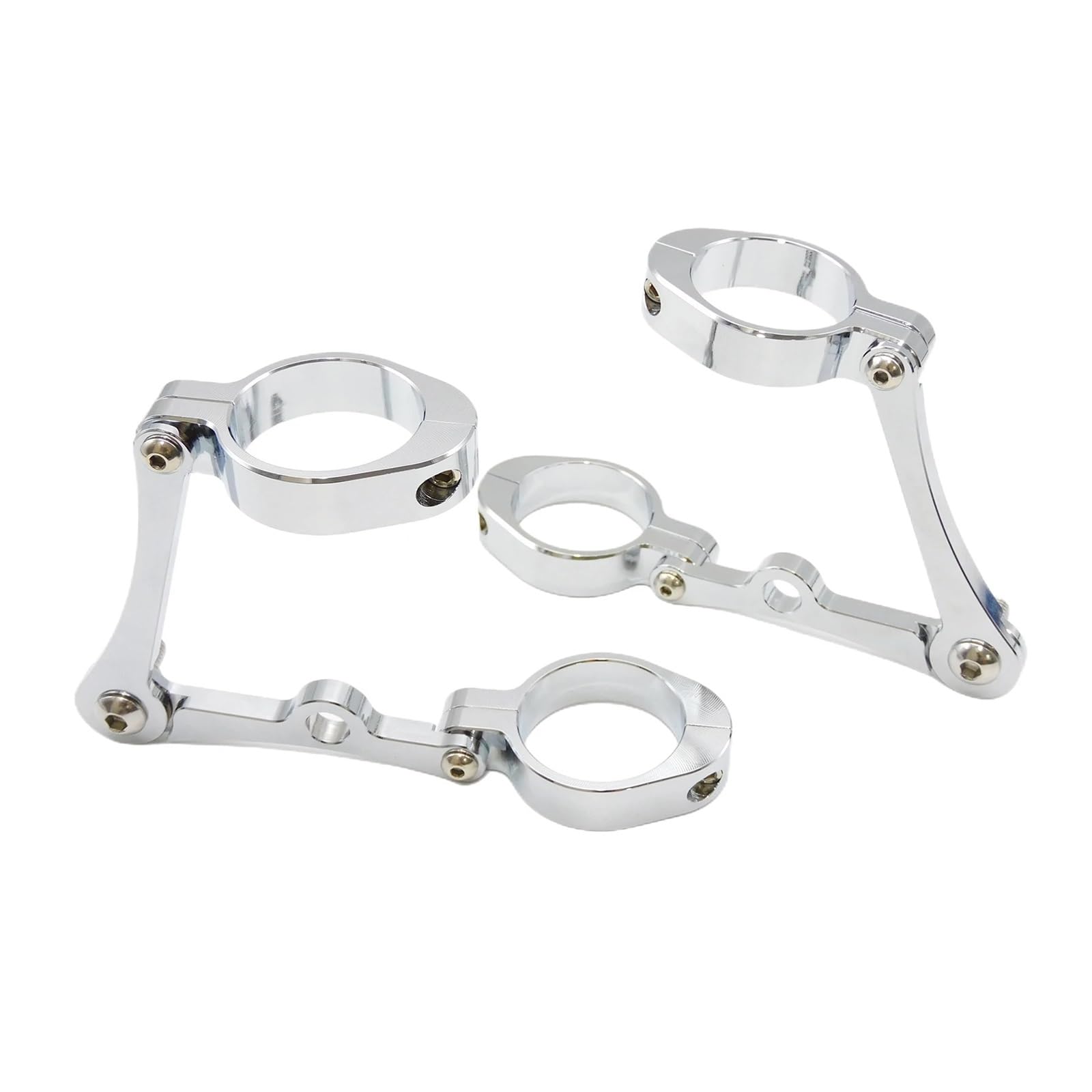 Poausjwy C Rack Roll Age 39Mm-41Mm Motorcycle N Fork Tube Holder Headlight Bracket Mount Fit For Harley Touring Sportster Dyna Hopper Bobber(C)