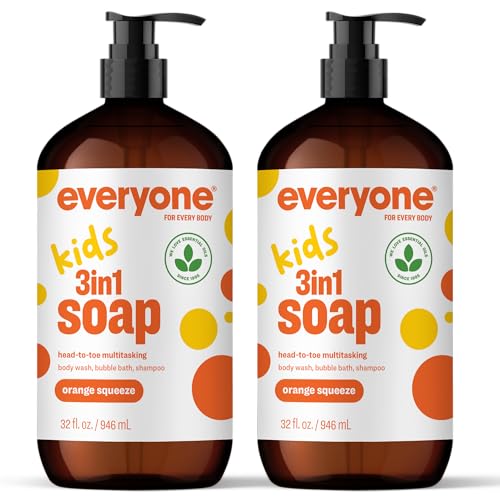 Everyone 3-in-1 Kids Soap, Body Wash, Bubble Bath, Shampoo...