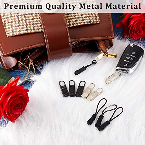 image for Chuangdi 12 Pieces Zipper Pull Replacement and 12 Pieces Luggage Zippe