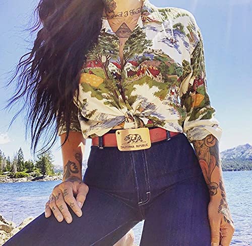 Miniatura 7 de Star of David JEWISH Belt Buckle Etched Metal