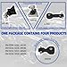 Motor Mount, Engine Mount Set Compatible with 2006 2007 2008 2009 2010 2011 Honda Civic 1.8L Automatic Transmission 4PCS Replaces # A4530 A4534 A4546 A4543