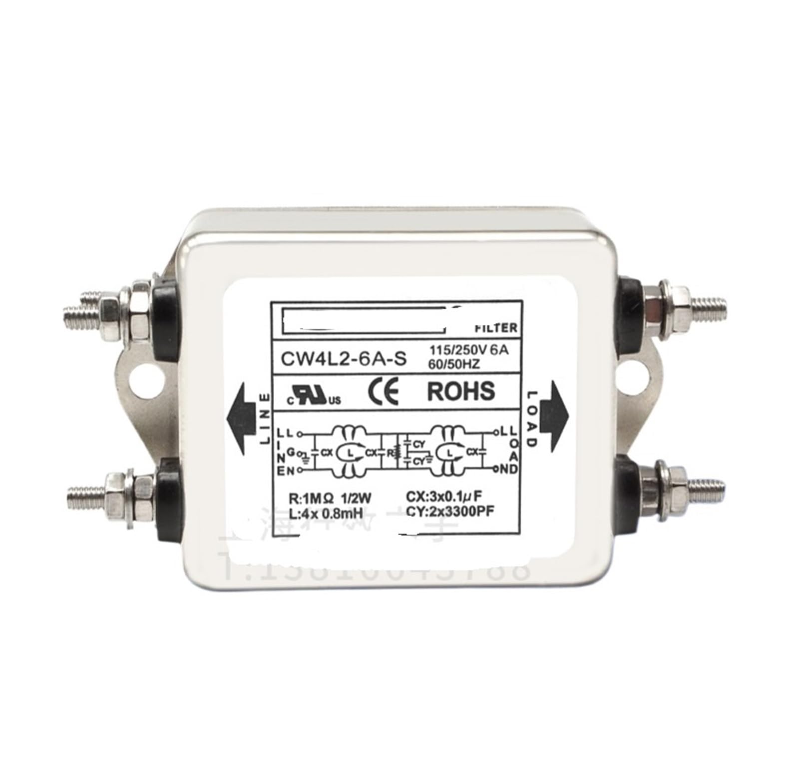 Filtre anti-interférence de type à vis CW4L2-6A-S pour sécuriser vos installations