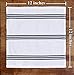 Sticky Toffee Cotton Dishcloths Set of 8 – Gray and White Kitchen Towels 12x12 in, Reusable and Absorbent Tea Towels for Cleaning or Drying, Oeko-Tex Cotton