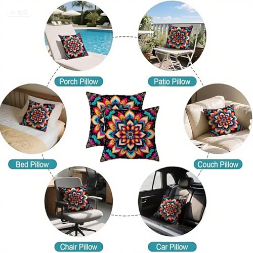 Housse de coussin de luxe 60x60 en velours imperméable - 7