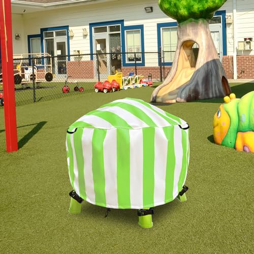 Image of Water Table Cover Spiralin' Seas Waterpark Outdoor Sand Water Play Table Cover 34X34X18 inch-(Cover only)-Green