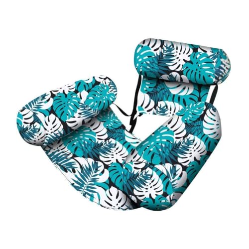 Hamac gonflable de piscine avec appui-tête ergonomique pour soulager les cervicales