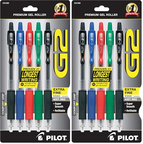 Bolígrafos Pilot G2 Premium Gel de Colores Extra Finos miniatura 1