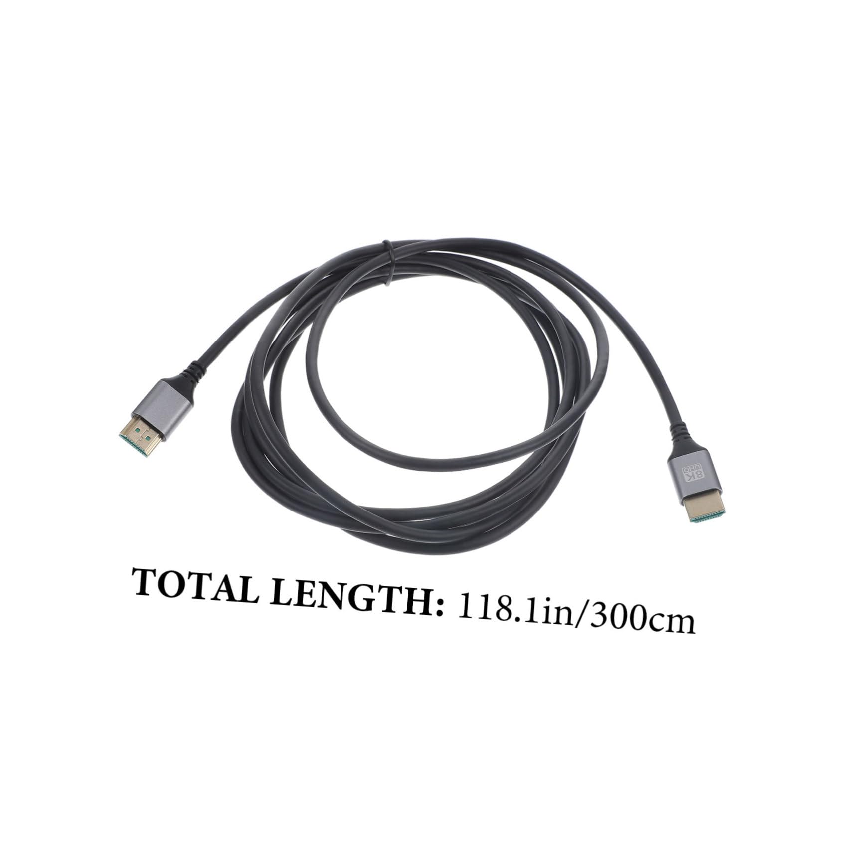 ibasenice 3m Male to Male Video Cable for Tvs Computers Monitors Stable Signal Transmission Core Design Versatile Connectivity