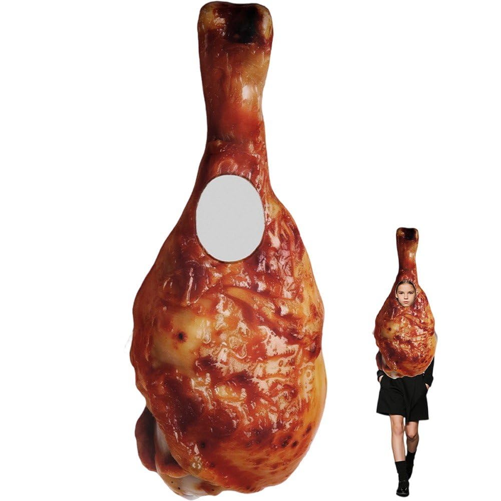 Déguisement de dinde pour enfant et costume de cuisses de poulet rôties pour fêtes