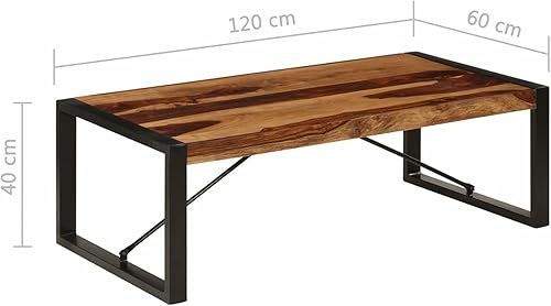 Miniatura 6 de Mesa de centro moderna mesa de centro de madera, mesa para sala, mesa de centro simple, mesa de centro moderna de madera de 47.2 x 23.6 x 15.7