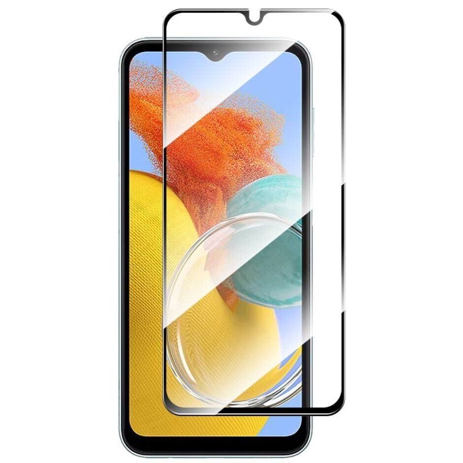 Cassby Tempered Glass Screen Protector Guard for Samsung Galaxy M14 5G Monster Edition 5G - Black