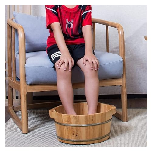 Tina para pies de madera maciza miniatura 4
