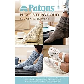 Paperback Next Steps Four ( Patons) : Socks and Slippers Book