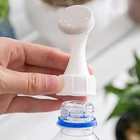 Vista 5 de Rociador de tapa de botella 2 en 1, riego automático, hecho de plástico duradero, reemplazo portátil para regadera