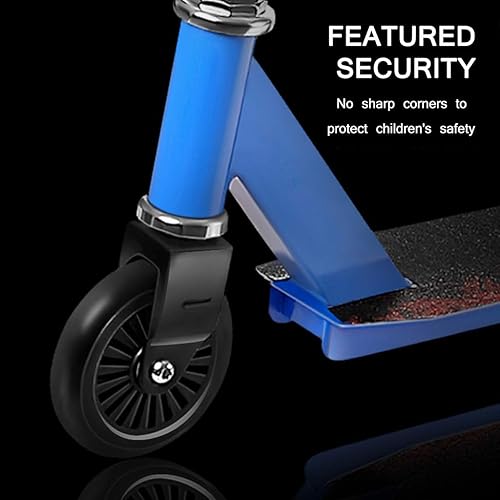 Miniatura 3 de Trampolines WRRAC, patinete de acrobacias completo, patinete de truco, ligero, de alto impacto, ruedas de 3.937 in, marco ligero, tanto para