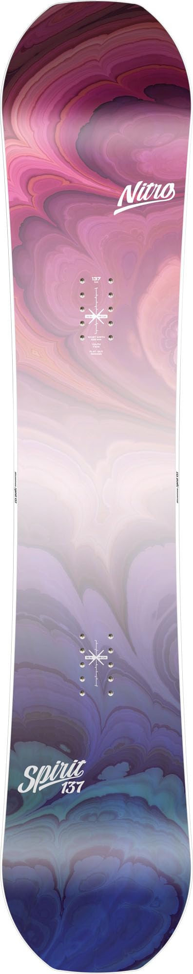 Nitro Snowboards Spirit Youth BRD '23 Planche à roulettes pour Fille Motif Floral