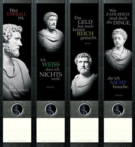 File Art aj404 - Etichette di design per dorso di