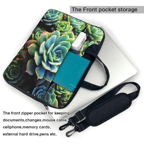 Bolso para portátil KHiry con diseño de plantas suculentas miniatura 3
