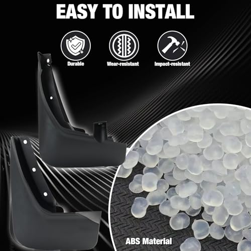 Image of XUKEY 4PCS Mud Flaps Splash Guard for Ford Explorer 2020 2021 2022 Mudguards Mudflaps Fender Tire Protector Rear Front Car Accessories Replacement