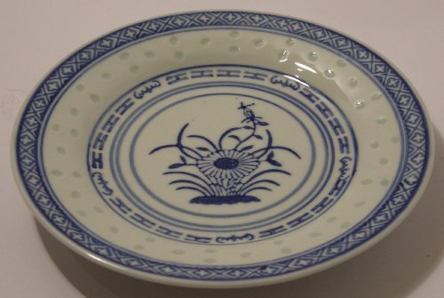 Plates 20cm/8" Dia Ceramic Rice Pattern Guaranteed quality
