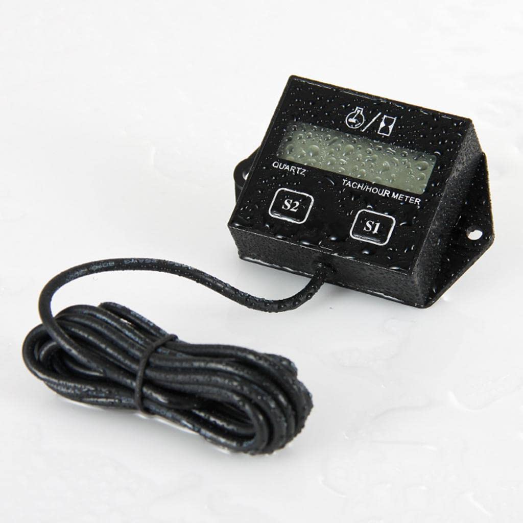 Enakshi® Tachometer Digital RPM Hour Tach Meter LCD Display for Bike Motorcycle Boat|| Parts & Accessories | Car & Truck Parts | Gauges | Tachometers-picture-21