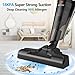 MEIYOU Stick Vacuum Cleaner, 18000Pa Powerful Suction Stick Handheld Corded Vacuum Cleaner Dry/Wet Lightweight Household Stick Vacuum with Stainless Steel Filter for Home&Office,Gift