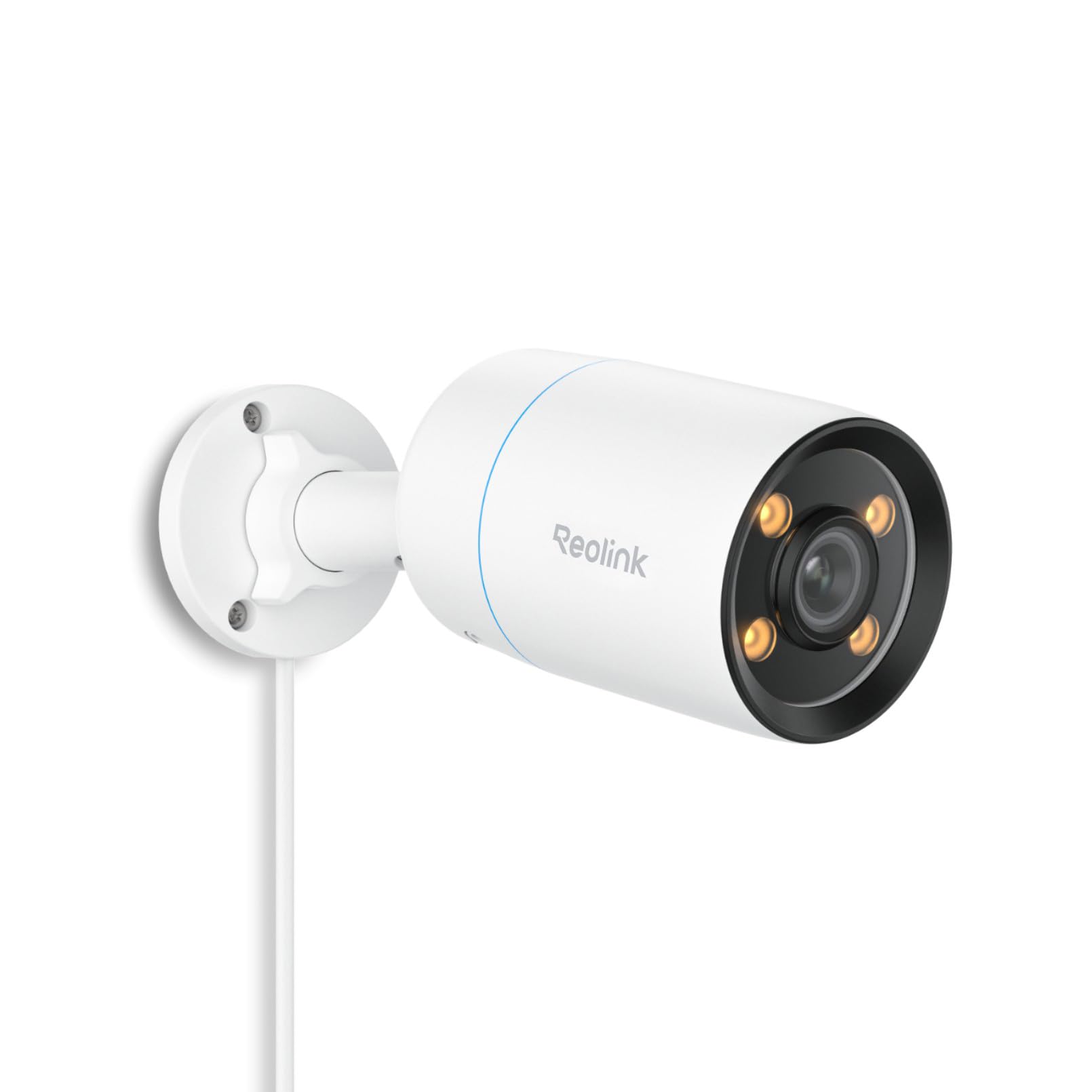 Reolink 4K PoE Telecamera Esterno ColorX, Visione Notturna a Colori Reali, Super Apertura F1,0, Sensore di Immagine 1/1,8'', HDR, Rilevamento di Uomo/Veicolo/Animali, Sirena, Audio a 2 Vie, CX810