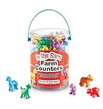 Learning Resources In the Barn Farm Counters, Set of 72