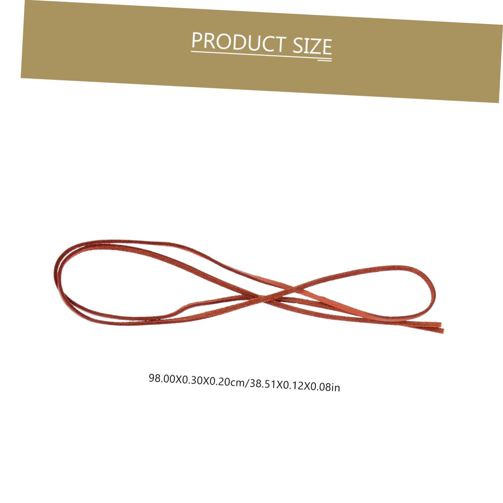 OSALADI DIY Leather String Rope Craft Lacing Cord Bead Wire for Jewelry Making Braided