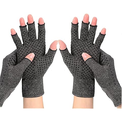 Arthritis Gloves, Help Hot Line Joint Pain Relief Hand Pain , Treatment Compression Bracelet Relieve Pain From Rheumatoid Arthritis, Carpal Tunnel ,Osteoarthritis (L, 2) Cover