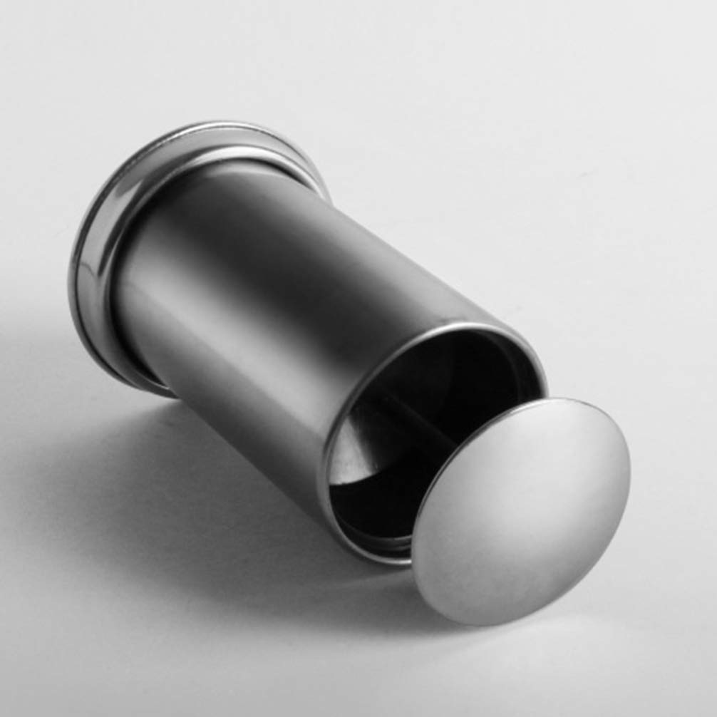Duokon Porta Stuzzicadenti Automatico, Dispenser Automatico di Stuzzicadenti -Up, in Acciaio Inossidabile, Dispenser Automatico per Stuzzicadenti, per