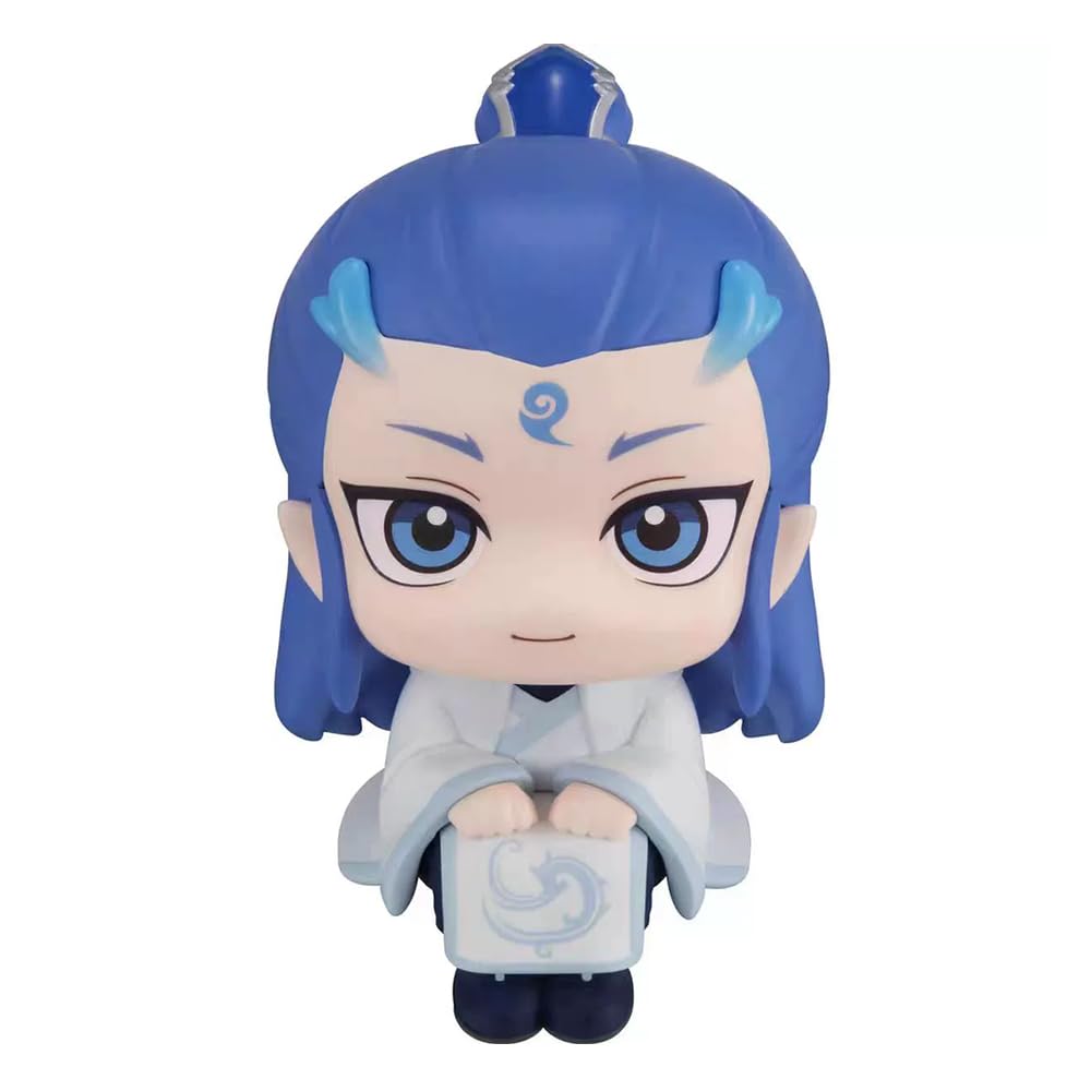 VHJdtE Figurines, Cute Doll about 11CM in Height, Color Box Packaging, Desktop Decoration Ornaments,Ne zha(Ao Bing)
