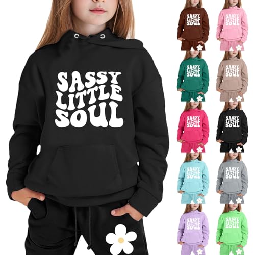 Ensemble sweat à capuche résistant pour enfants actifs vêtement décontracté noir