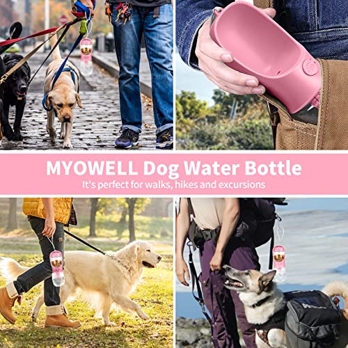 MYOWELL Borraccia Portatile per Cani - 350ML