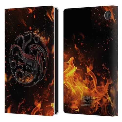 Housse portefeuille Fire 7 2022 House of The Dragon antichoc en cuir