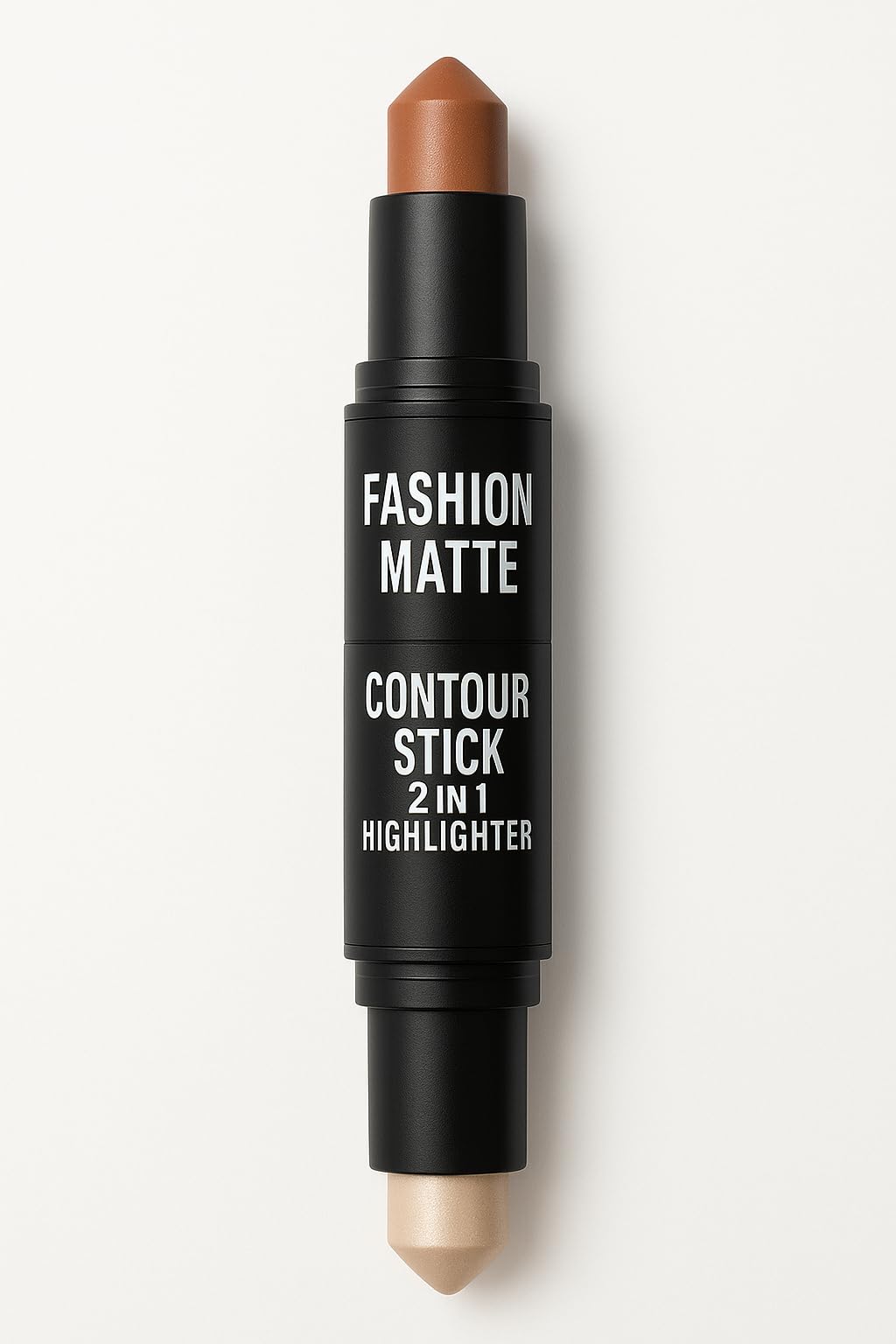 FASHION MATTE 2 in 1 Contour & Highlight Stick | Dual End Cream Contouring Stick | Define + Illuminate | Smooth Blendable Formula | Long Lasting Makeup Stick for All Skin Tones | Professional Finish 8G-picture-29