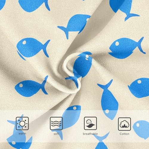 Ocean Fish Yellow Toddler Girls's Underwear 2T 23028613